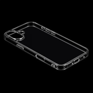 iPhone 16 Plus 耐傷・ガラスハイブリッドケース 「UTILO Hybrid Glass」 クリア LEPLUS NEXT LN-IA24CGSCL