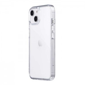 iPhone 14 iPhone 13 ケース カバー 耐傷・ガラスハイブリッドケース UTILO Glass クリア 透明 LEPLUS NEXT LN-IM22CGSCL