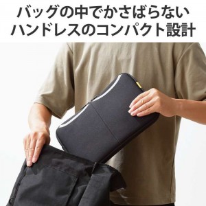 【代引不可】PCケース 11.6インチ ノートPC・マウス・ACアダプター等収納 ブラック MacBook Air / Pro 13インチ Surface Go 3 / Laptop Go 2 その他各種対応 エレコム BM-IBPT11NBK