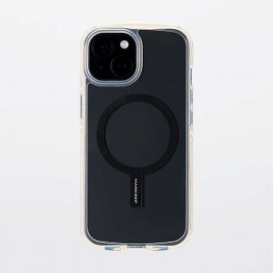 【代引不可】MAGKEEP マグネットリングステッカー iPhone15 エレコム AMS-MAGST2BK