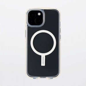 【代引不可】MAGKEEP マグネットリングステッカー iPhone15 エレコム AMS-MAGST2WH