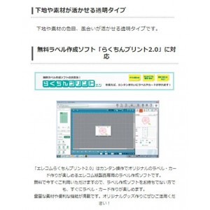 【代引不可】レーザー用紙 超耐水ラベル A4 10枚入 光沢 透明 フリーカット 屋外や水まわりに最適！ 耐水性 耐光性 エレコム ELK-TFC10