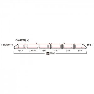 Nゲージ 鉄道模型 九州新幹線800-0系セット 6両 TOMYTEC TOMIX トミーテック 98856