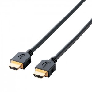 【代引不可】HDMI ケーブル High Speed with Ethernet スタンダード 1m 4K 30Hz HEC ARC対応 (タイプA・19ピン - タイプA・19ピン) RoHS指令準拠 イーサネット対応 ブラック エレコム DH-HD14ER10BK