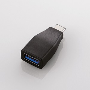 【代引不可】USB Type-C変換 アダプタ ブラック エレコム USB3-AFCMADBK