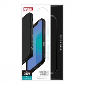 iPhone 13 6.1インチ MARVEL STAR WARS アルミバンパー 軽量 バンパー ワンタッチ着脱 スタイリッシュ シャープ PGA PG-DBP21K