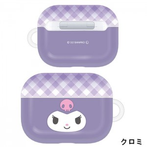 AirPods Pro サンリオキャラクターズ ソフトケース アクセサリーホール付 エアポッズケース かわいい コンパクト 便利 グルマンディーズ SANG-189