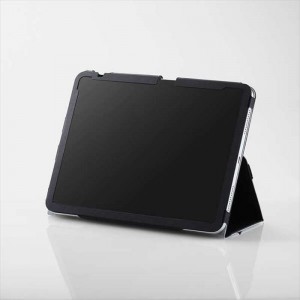 【代引不可】iPad 2022/iPad 第10世代/フラップケース/ソフトレザー/2アングル/軽量/ブラック エレコム TB-A22RPLFBKN