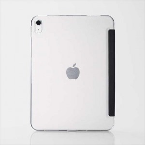 【即納】【代引不可】iPad 2022/iPad 第10世代/フラップケース/ソフトレザー/Apple Pencil収納/スリープ対応/ブラック エレコム TB-A22RWVFPBKN