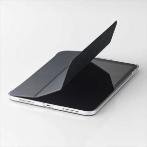 【即納】【代引不可】iPad 2022/iPad 第10世代/フラップケース/ソフトレザー/Apple Pencil収納/スリープ対応/ブラック エレコム TB-A22RWVFPBKN