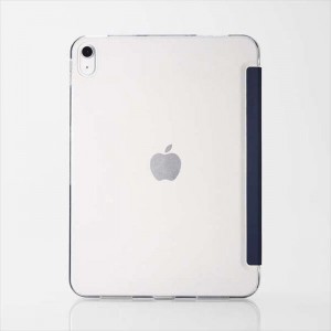 【即納】【代引不可】iPad 2022/iPad 第10世代/フラップケース/ソフトレザー/Apple Pencil収納/スリープ対応/ネイビー エレコム TB-A22RWVFPNVN