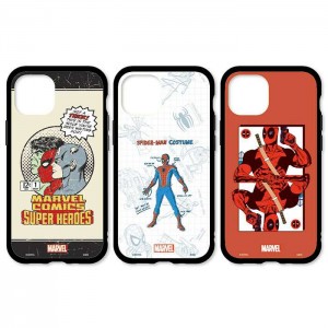 iPhone13 iPhone6.1インチ デュアルカメラ 2眼モデル 対応 ケース カバー IIIIfit イーフィット MARVEL マーベル ハイブリッドケース スマートフォンケース グルマンディーズ MV-178