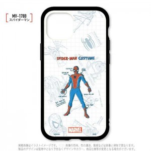 iPhone13 iPhone6.1インチ デュアルカメラ 2眼モデル 対応 ケース カバー IIIIfit イーフィット MARVEL マーベル ハイブリッドケース スマートフォンケース グルマンディーズ MV-178