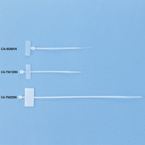 識別シール付きでケーブルの分類ができる タグが飛び出さない マーカータイ サンワサプライ CA-TM100N