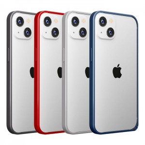 iPhone 13 6.1インチ アルミバンパー 超軽量 バンパー ワンタッチ着脱 スタイリッシュ シャープ シンプル PGA PG-21KBP