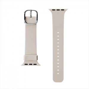 Apple Watch 用 アップルウォッチ シリコンバンド(41mm/40mm/38mm) アイボリー PGA PG-AW41SC02IV