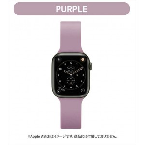 Apple Watch 用 アップルウォッチ シリコンバンド(41mm/40mm/38mm) パープル PGA PG-AW41SC04PP