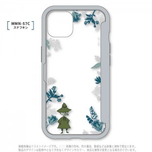 iPhone13 iPhone6.1インチ デュアルカメラ 2眼モデル 対応 ケース カバー SHOWCASE+ ムーミン MOOMIN スマートフォンケース 扉タイプ ケース 背面扉 クリアケース グルマンディーズ MMN-57