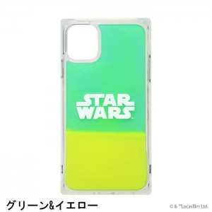 iPhone 11 STAR WARS ロゴ ネオンサンドケース ハイブリッドケース 耐衝撃 PGA PG-DLQ19B14