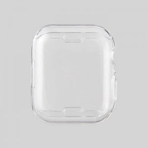 【代引不可】Apple Watch Series 7 45mm フルカバー ソフトケース 耐久性 弾力性 TPUケース マイクロドット加工 クリア エレコム AW-21AFCUCR